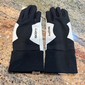 Scott Ski Gloves Size M Black Gray Insulated Winter Snow Gloves Men’s Unisex